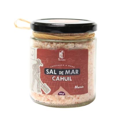 Sal de Cáhuil con Merkén