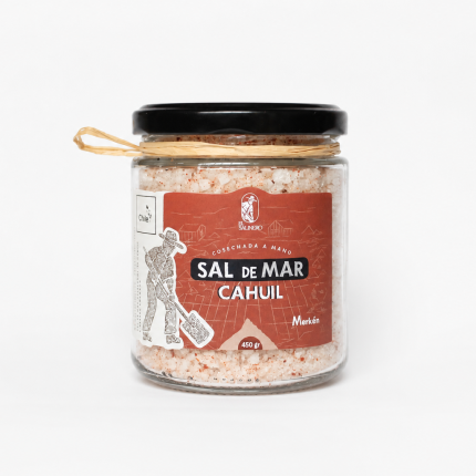 Sal de Cáhuil con Merkén