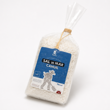 Bolsa 1 kilo de sal gruesa natural